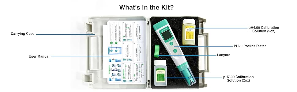 Apera PH20 Waterproof pH Tester Kit